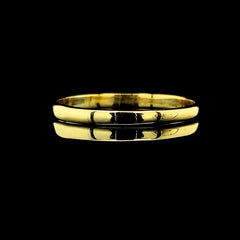 金色纯色结婚戒指 18kt 黄金