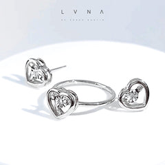 #LVNA2024 Heart Dancing Diamond Jewelry Set 18kt
