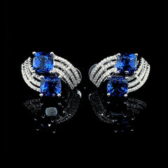 PREORDER | Sapphire Crossover Diamond Jewelry Set 14kt