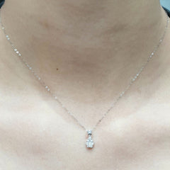 #LVNA2024 | Pear Diamond Paved Diamond Necklace in 16-18” 18kt