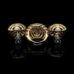 PREORDER | Golden Deco Colored Diamond Jewelry Set 14kt
