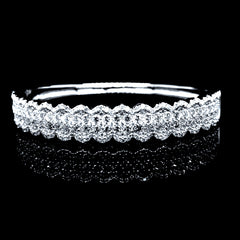 PREORDER | Half Eternity Bracelet Diamond Bangle 18kt