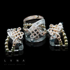 PREORDER | Lucky Mystic Knot Diamond Jewelry Set 14kt