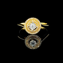 PREORDER| Golden Round Diamond Jewelry Set 14kt