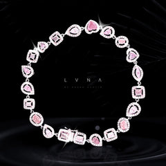 LVNA Signatures “The Fatima” Rare Pink Diamond Bracelet 18kt | The Archives