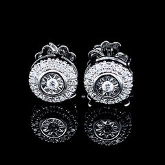 PREORDER | Classic Daily Round Stud Diamond Earrings  14kt