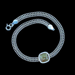 LVNA Signatures™️ Cushion Colored Diamond Bracelet 18kt
