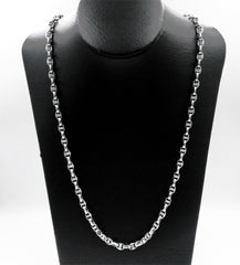White Gold Chunky Chain Link Necklace 14kt 22”