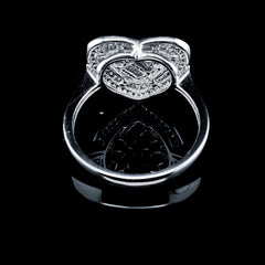 PREORDER | Heart Invisible Setting Diamond Ring 14kt