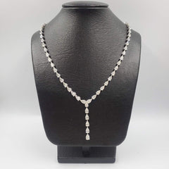 PREORDER | Grand Pear Chocker Drop Diamond Necklace 18kt
