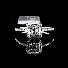 CLEARANCE BEST | Classic Emerald Diamond Jewelry Set 14kt