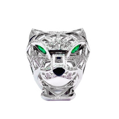 Editor’s Pick | Unisex Panther Statement Deco Diamond Ring 18kt