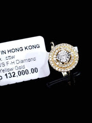 PREORDER | Golden Classic Round Diamond Ring 14kt