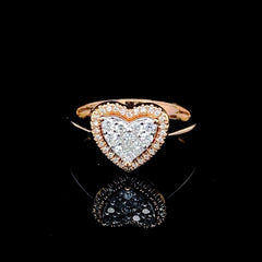 Rose Heart Multi-Wear Diamond Jewelry Set 14kt