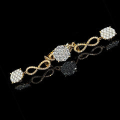 PREORDER | Golden Round Infinity Diamond Jewelry Set 14kt