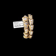 PREORDER | Golden Serpentine Diamond Ring 14kt