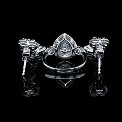 PREORDER |Pear Deco Diamond Jewelry Set 14kt