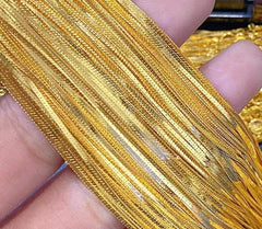 #LVNA2024 | Golden Flat Chain Bracelet 18kt