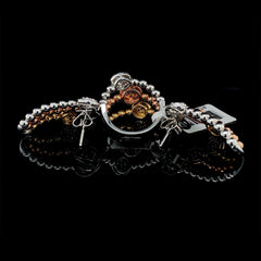 PREORDER | Multi-Tone Round Layered Statement Diamond Jewelry Set 14kt