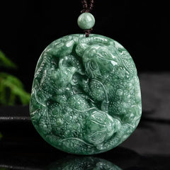 #LoveIVANA | THE VAULT | Genuine Natural Hand Carved Jadeite Necklace