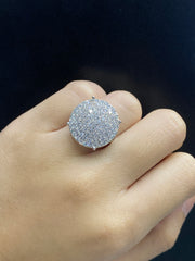 PREORDER | Classic Large Round Statement Diamond Ring 14kt