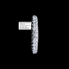 #ThePromise | Unisex Half Eternity Studded Band Diamond Ring 18kt