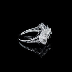 PRE-ORDER | Trio Cushion Diamond Jewelry Set 14kt