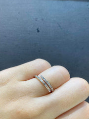 PREORDER | Overlap Baguette Diamond Ring 18kt