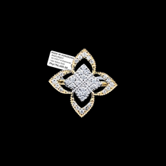 PREORDER | Golden Floral Diamond Ring 14kt