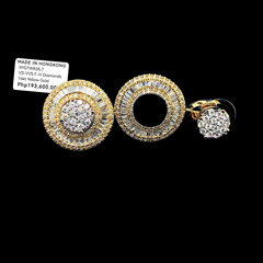 PREORDER | Round Multi-Wear Diamond Earrings 14kt