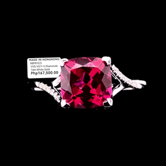 PREORDER | Red Ruby Gemstones Diamond Ring 14kt