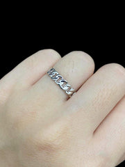 #LVNA2024 | #ThePromise | Half Eternity Infinity Chain Wedding Ring 14kt