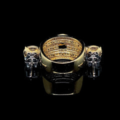 PREORDER | Golden 1st Gen Round Baguette Diamond Jewelry Set 14kt