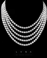 LVNA Signatures Grand Layered Emerald Diamond Necklace 18kt | Editor’s Pick