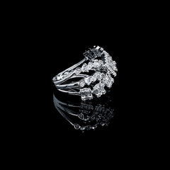 PREORDER | Cushion Deco Diamond Ring 14kt