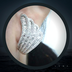 PREORDER | Angel Wings Deco Statement Diamond Earrings 14ktPREORDER |