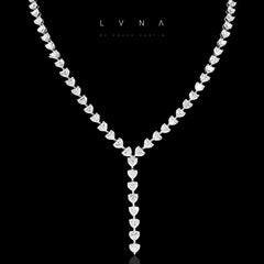 PREORDER | Grand Heart Chocker Drop Diamond Necklace 18kt