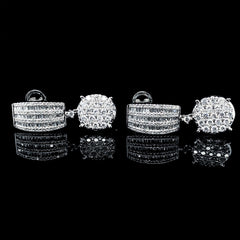 PREORDER | Round Millionaire’s Diamond Earrings Dangling 14kt