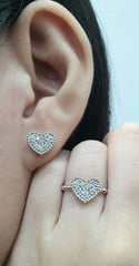 PREORDER | Classic Heart Diamond Jewelry Set 14kt