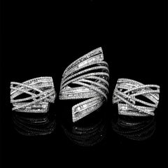 PREORDER | Crossover Statement Diamond Jewelry Set 14kt