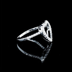 PREORDER | Heart Paved Band Diamond Ring 14kt