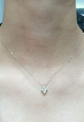 Floral Rositas Diamond Necklace 16-18” 18kt Chain