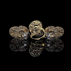 PREORDER | Golden Infinity Statement Diamond Jewelry Set 14kt