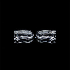 PREORDER | Classic Baguette Diamond Earrings 14kt