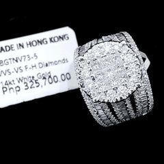 PREORDER | Millionaire Invisible Setting Diamond Ring 14Kt