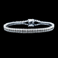 PREORDER | Eternity Tennis Diamond Bracelet 14kt