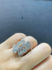 PREORDER | Floral Deco Diamond Jewelry Set 14kt
