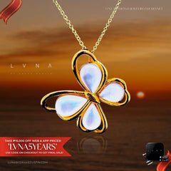黄金希望 | Golden Ivana Butterfly® 珍珠母贝项链 18kt