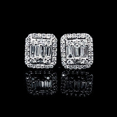 PREORDER| Emerald Bars Diamond Jewelry Set 14kt