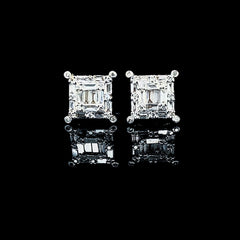 PREORDER | Golden Square Baguette Diamond Jewelry Set 14kt